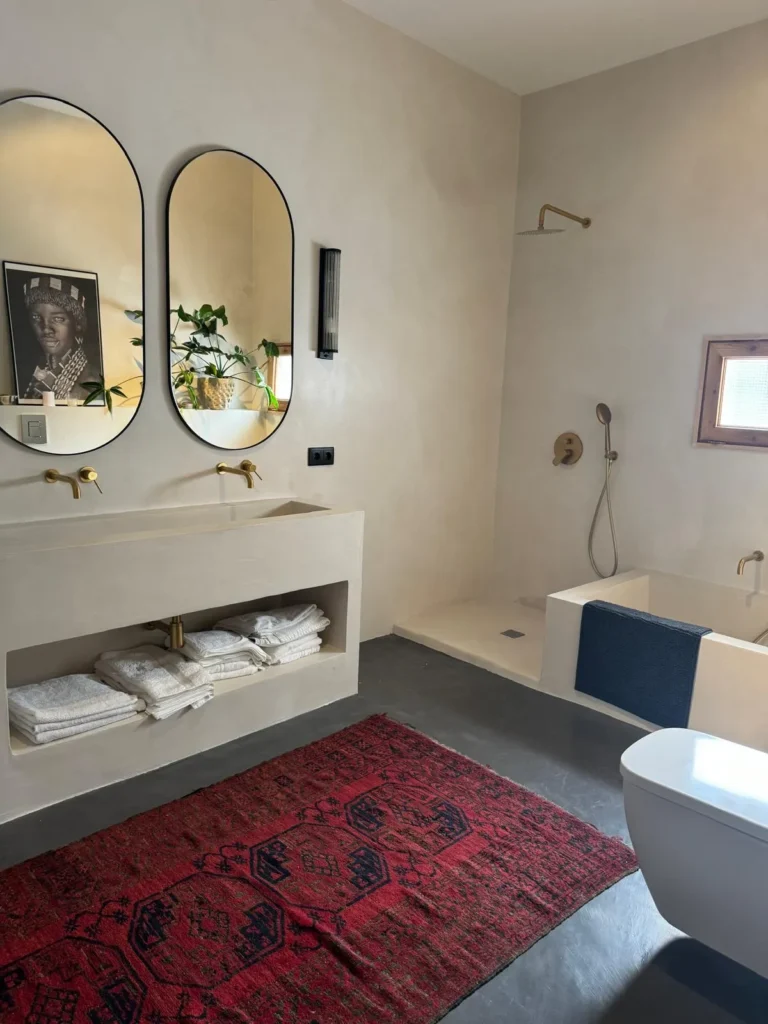 Microcemento en baños